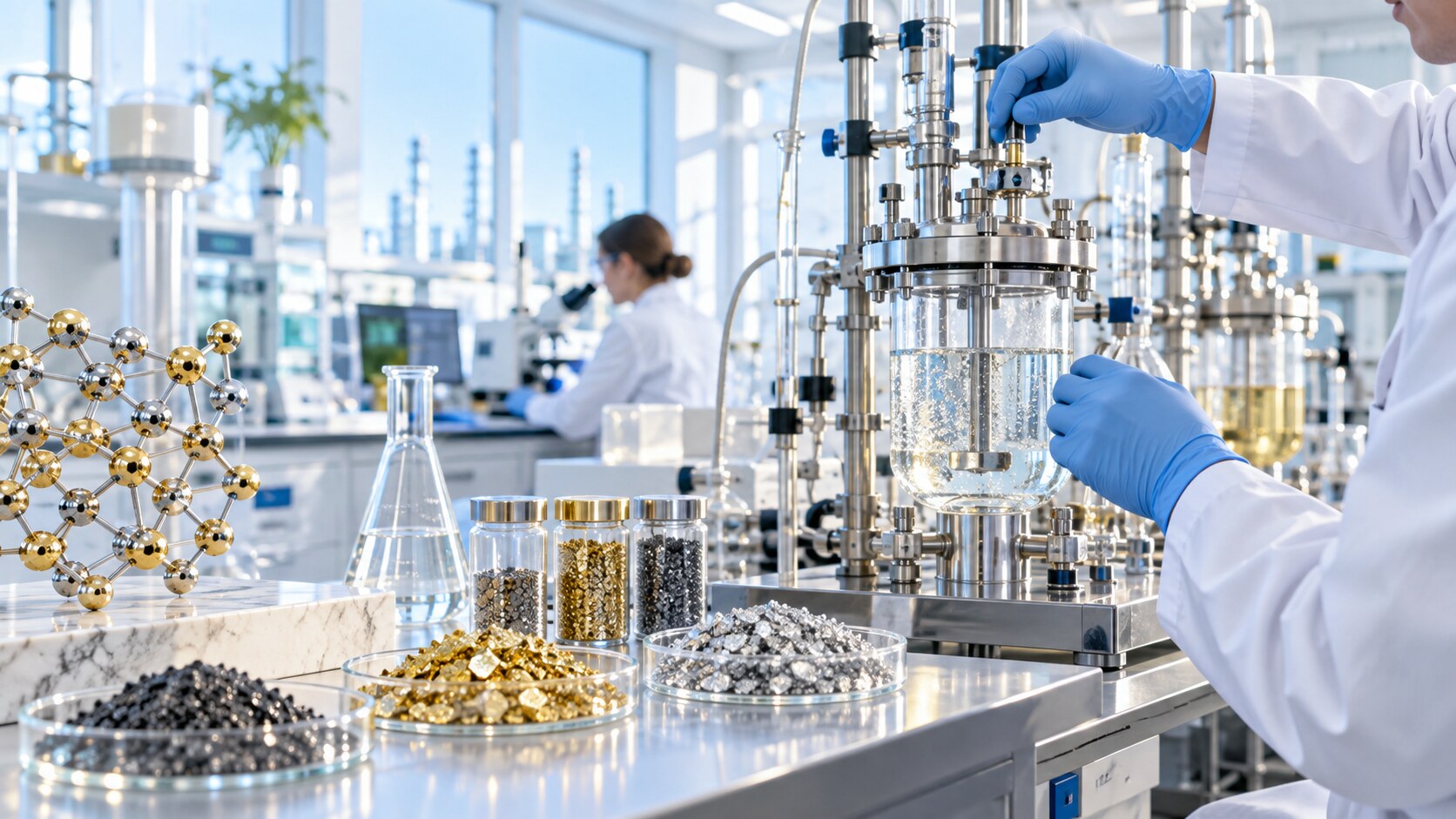 Catalyst development and laboratory reaction equipment